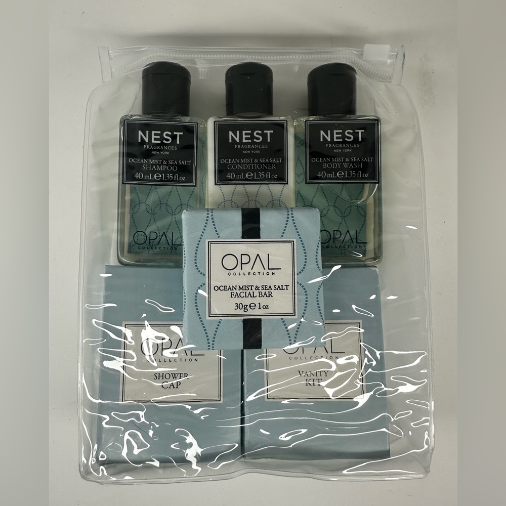 NEST Fragrances Ocean Mist & Sea Salt TRAVEL SET with Free Bag